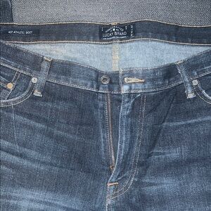 Lucky Brand 427 Athletic Boot Jeans 40x32